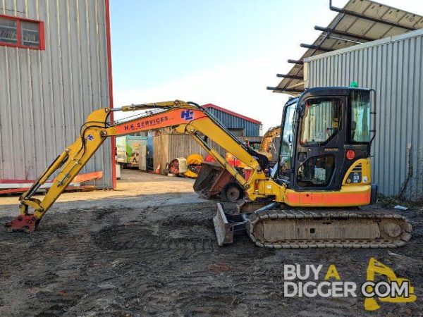used Komatsu PC55 for sale with low hours